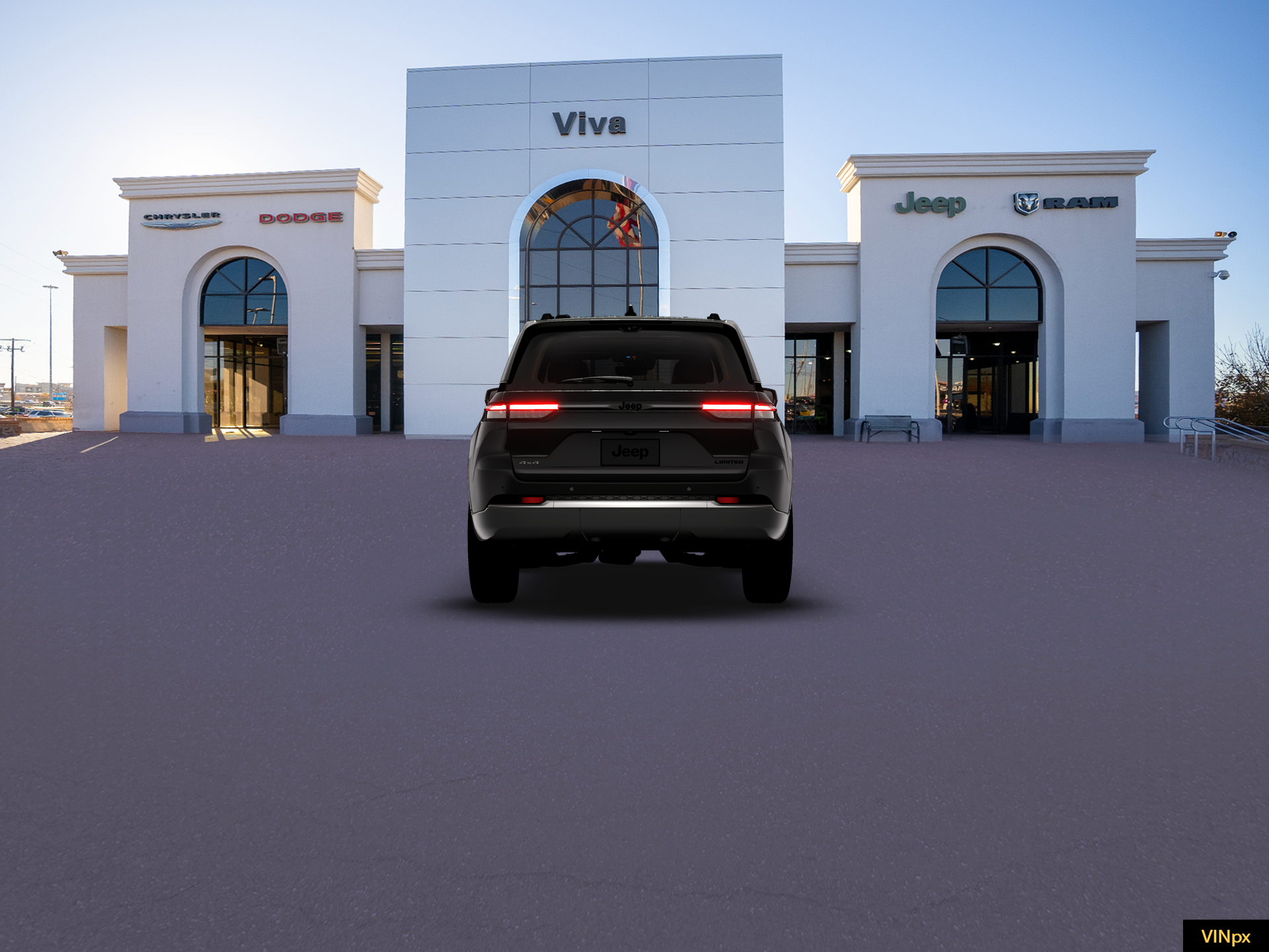 New 2026 Diamond Black Crystal Pearl-Coat Exterior Paint Jeep Limited image 6