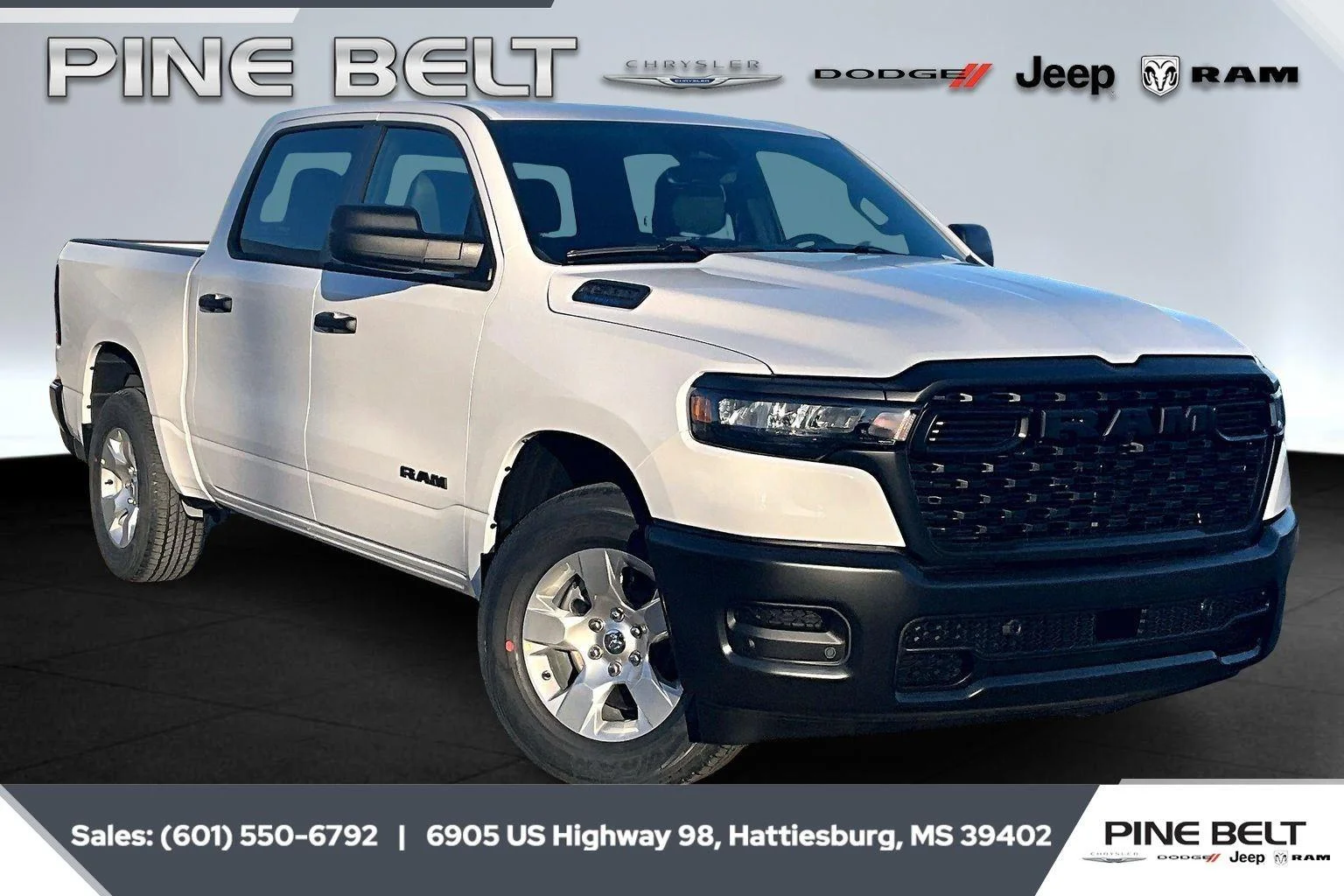 New 2026 Bright White Clear-Coat Exterior Paint RAM Tradesman image 2
