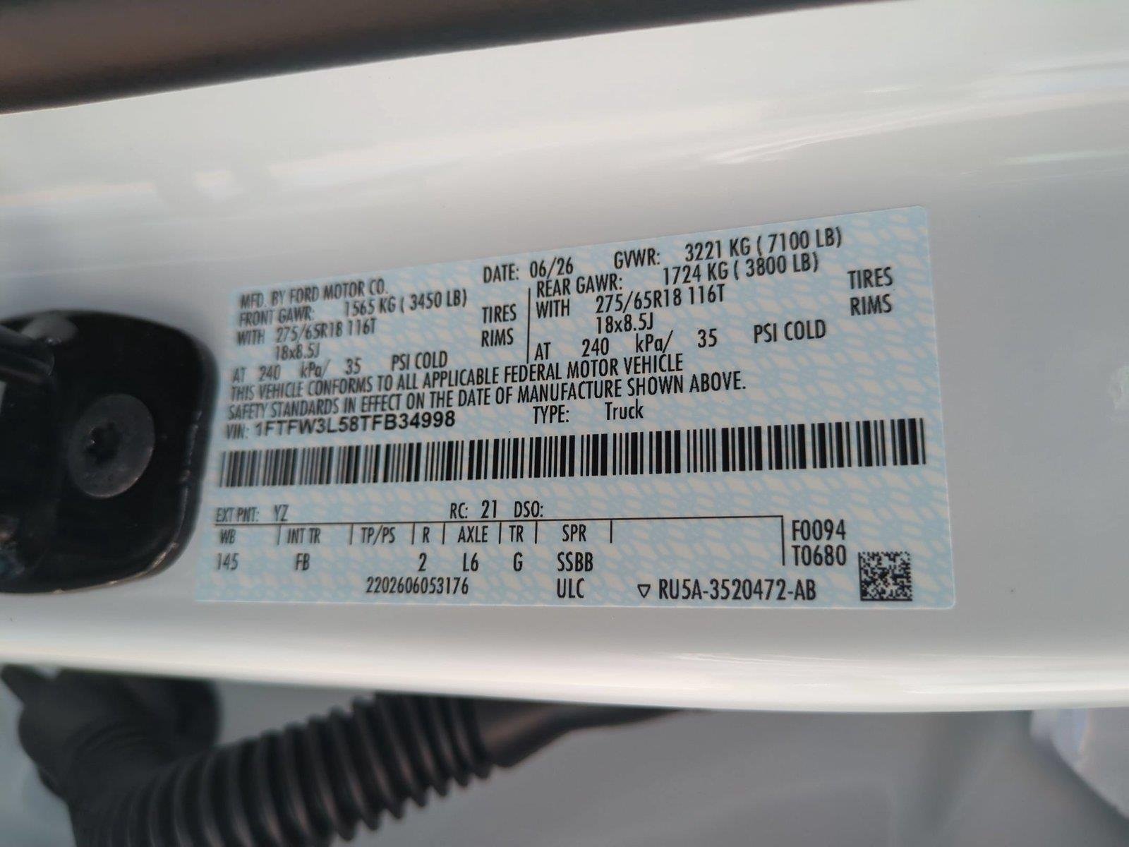 New 2026 Oxford White Ford XLT image 38
