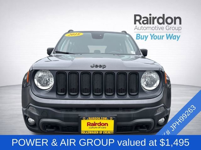 Used 2018 Granite Crystal Metallic Clearcoat Jeep Upland Edition image 2