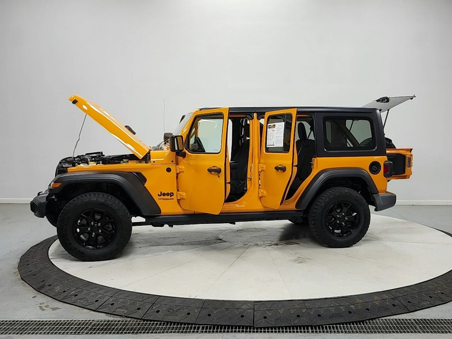 Used 2021 Orange Jeep Unlimited Willys image 12