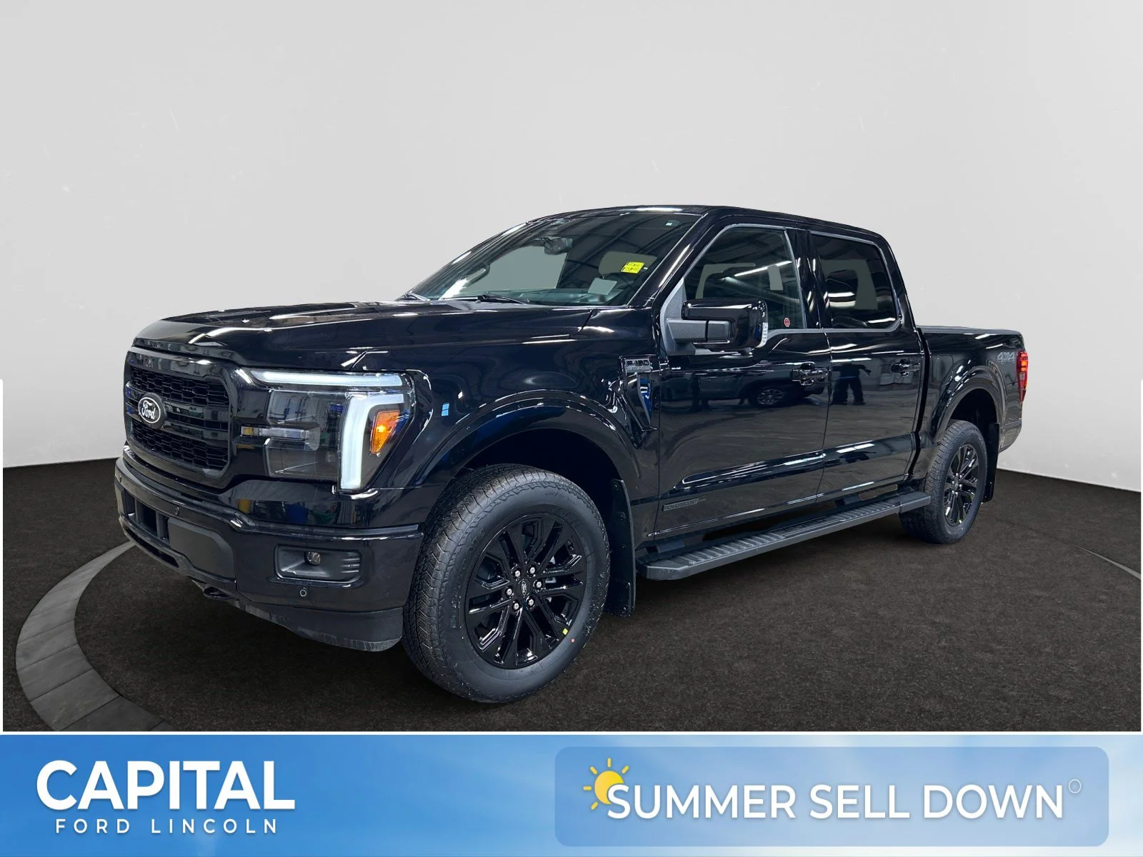 New 2026 Agate Black Metallic Ford Lariat image 1