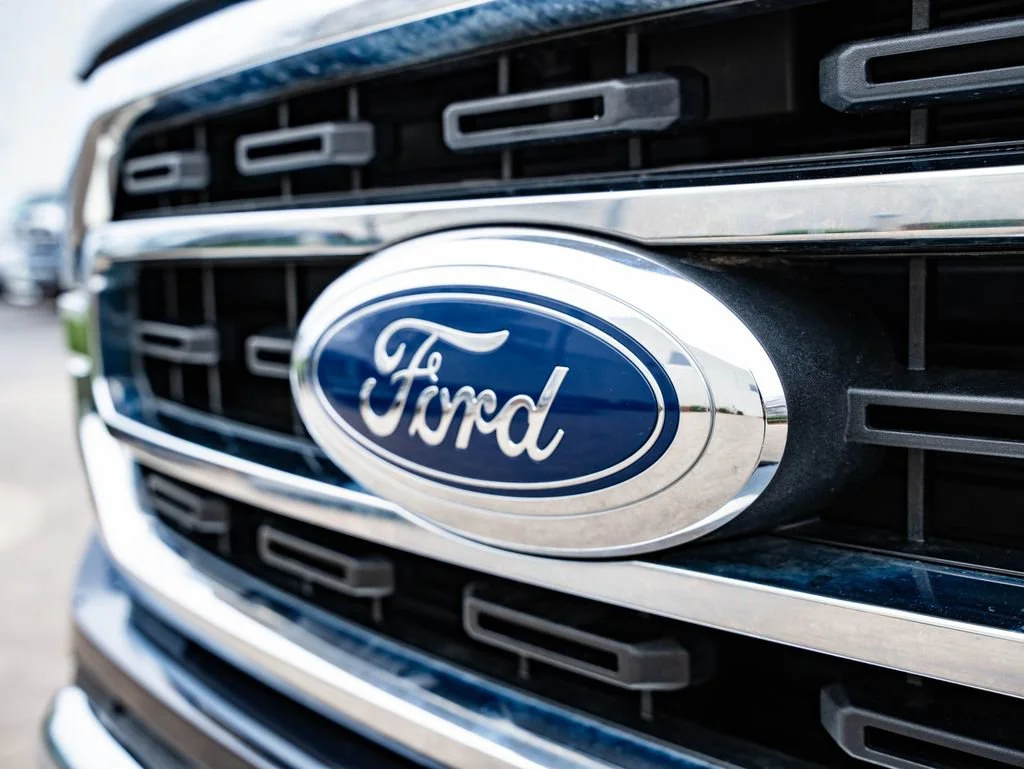 Used 2023 Antimatter Blue Metallic Ford XLT image 3