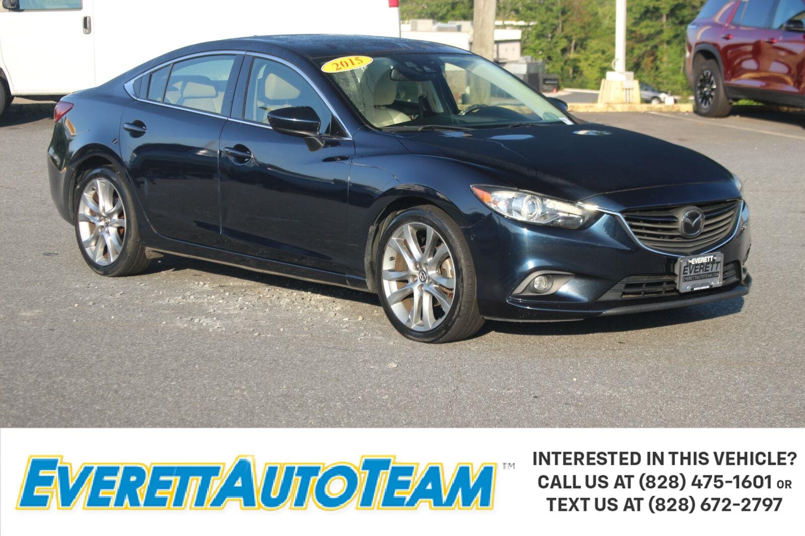 Deep Crystal Blue 2015 Mazda MAZDA6 Sedan Front-Wheel Drive