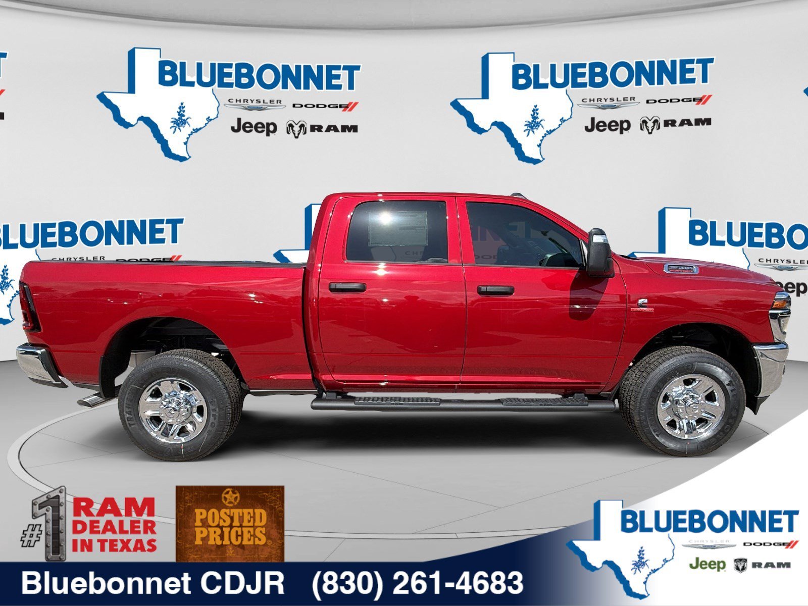 New 2026 Molten Red Pearl-Coat Exterior Paint RAM Tradesman image 4