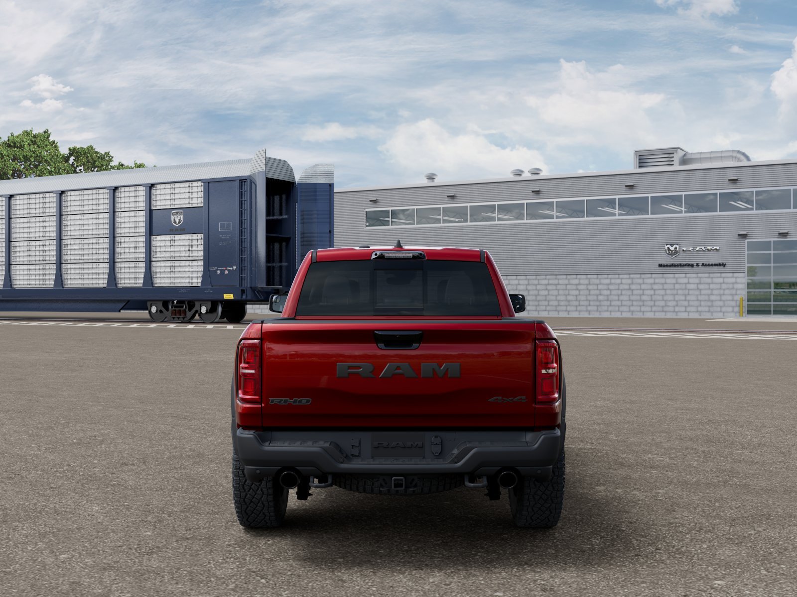 New 2026 Molten Red Pearl-Coat Exterior Paint RAM RHO image 7