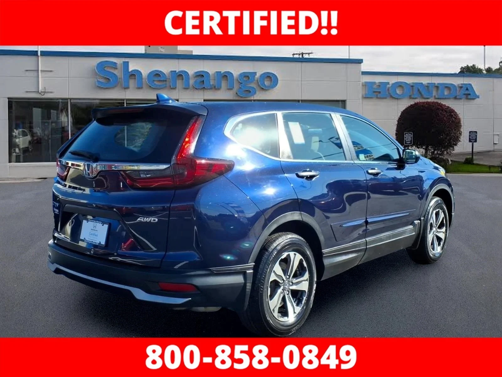 Certified Used 2020 Blue Honda LX image 3