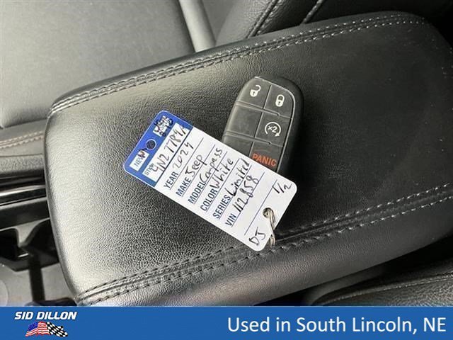 Used 2024 Bright White Clea Jeep Limited image 7