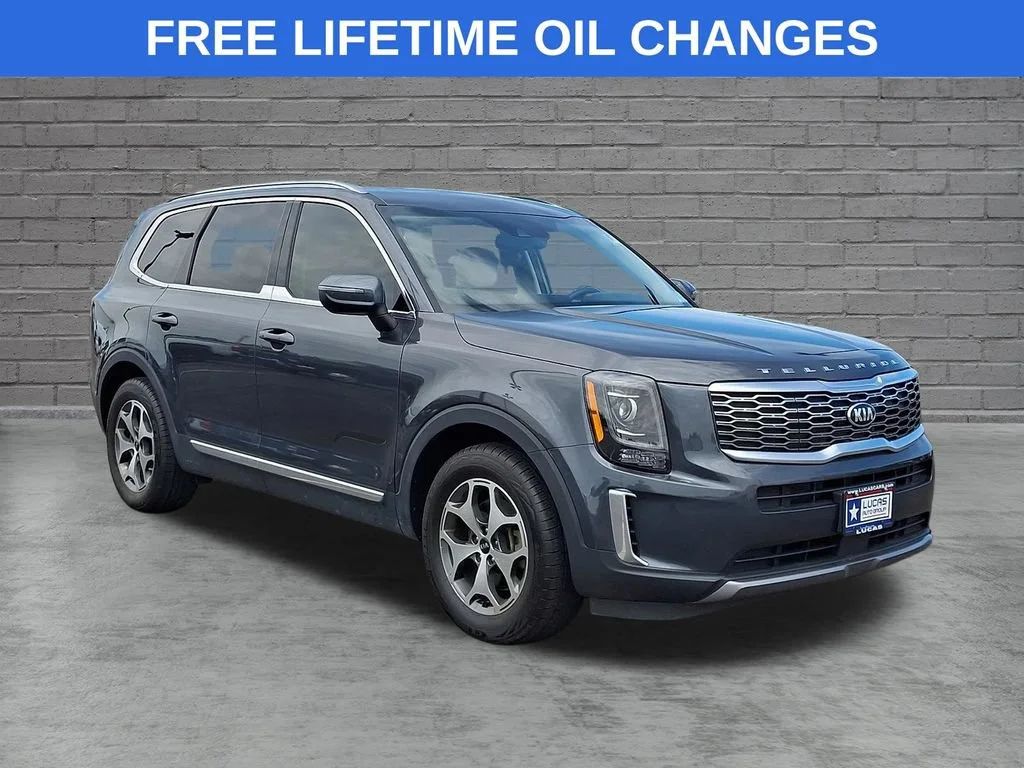 Used 2020 Gray Kia EX image 1