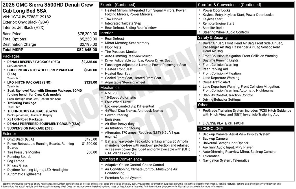 Used 2025 Black GMC Denali image 7