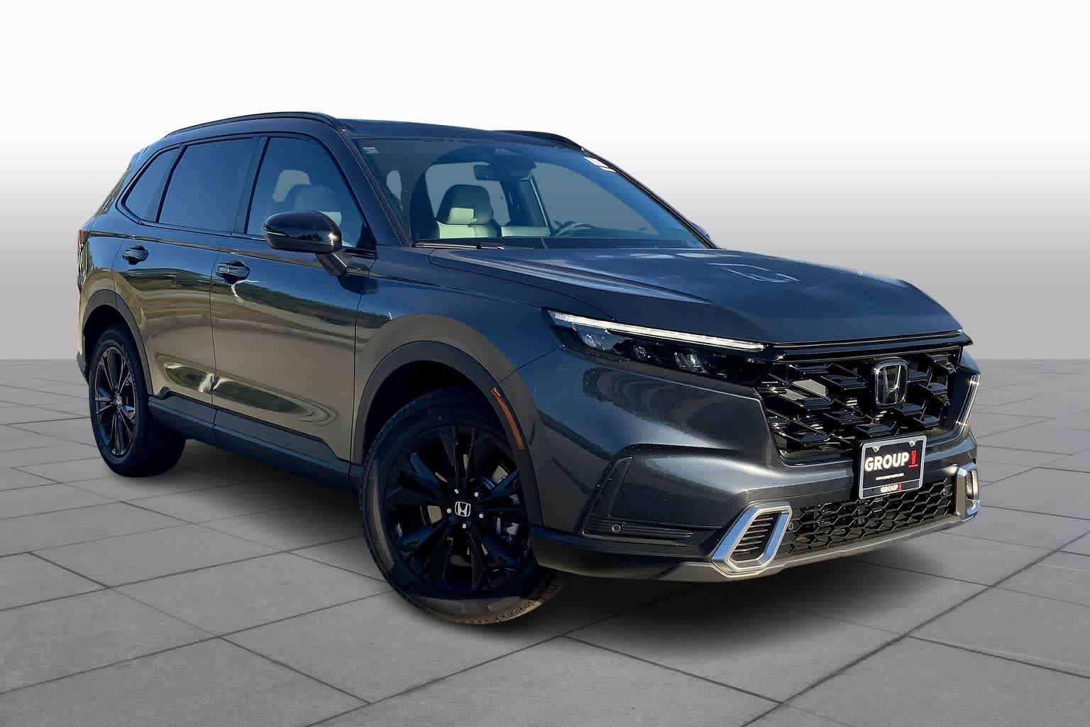 New 2026 Meteorite Gray Metallic Honda AWD Sport Touring Hybrid image 2