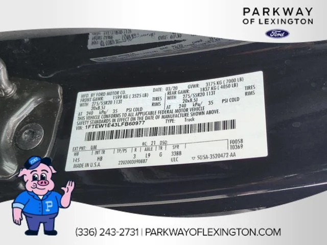 Used 2020 Black Ford Lariat image 38