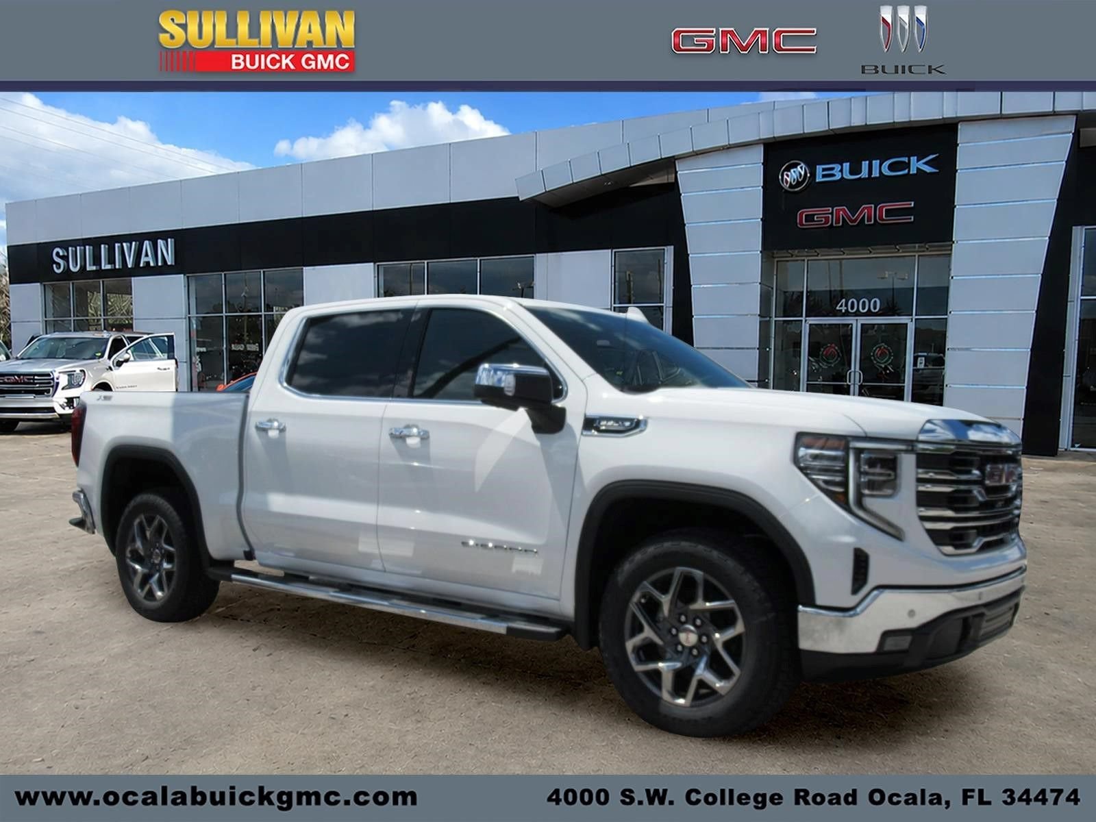 New 2026 Summit White GMC SLT image 1