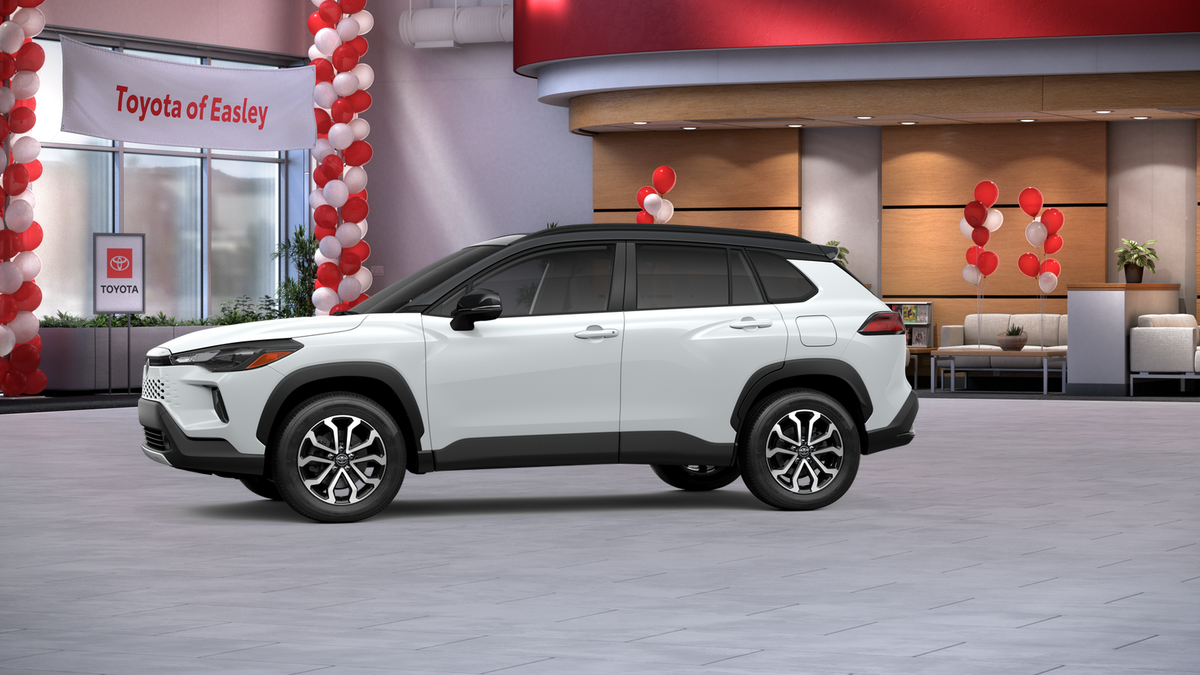 New 2026 Wind Chill Pearl with Jet Black roof Toyota Hybrid SE image 3