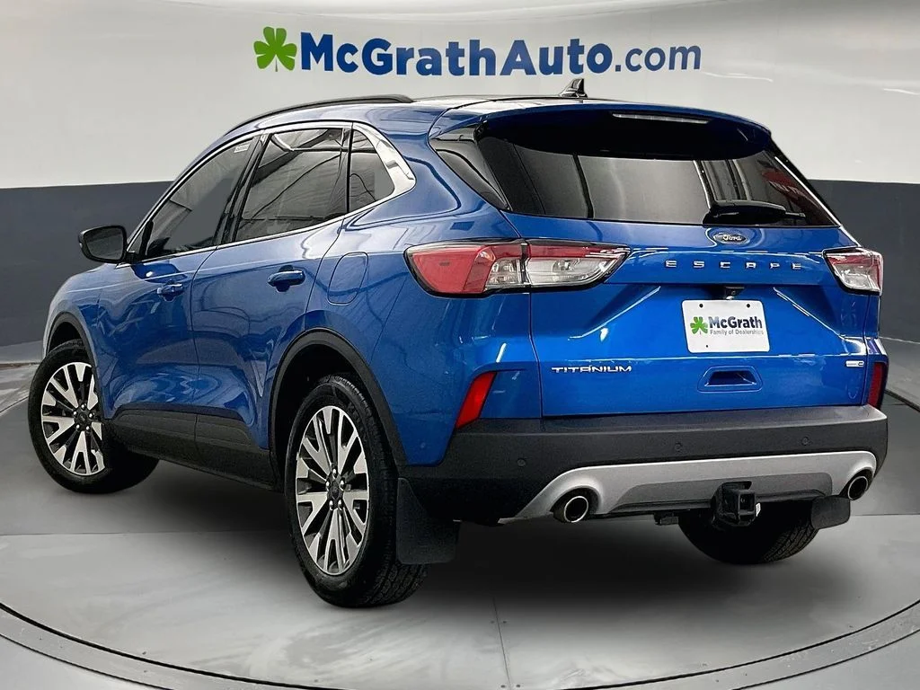 Used 2020 Blue Ford Titanium image 4