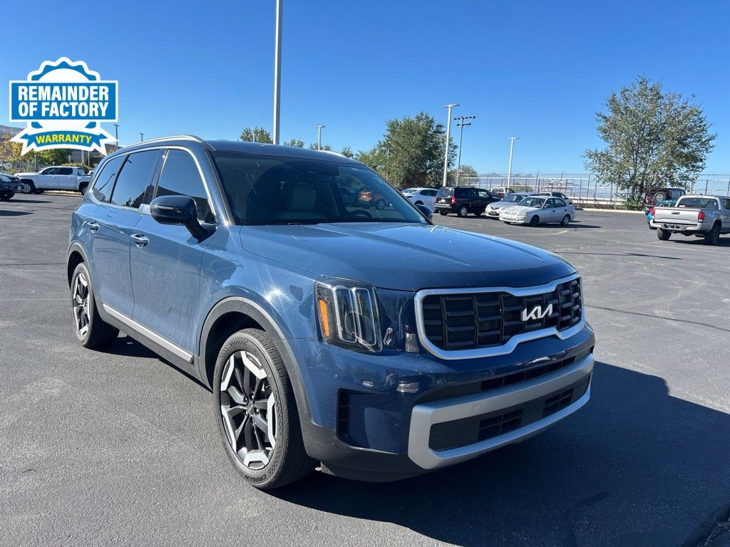 Used 2023 Midnight Lake Blue Kia S image 1