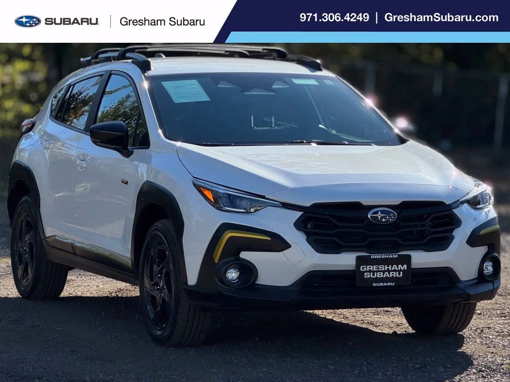Certified Used 2025 White Subaru Sport image 1