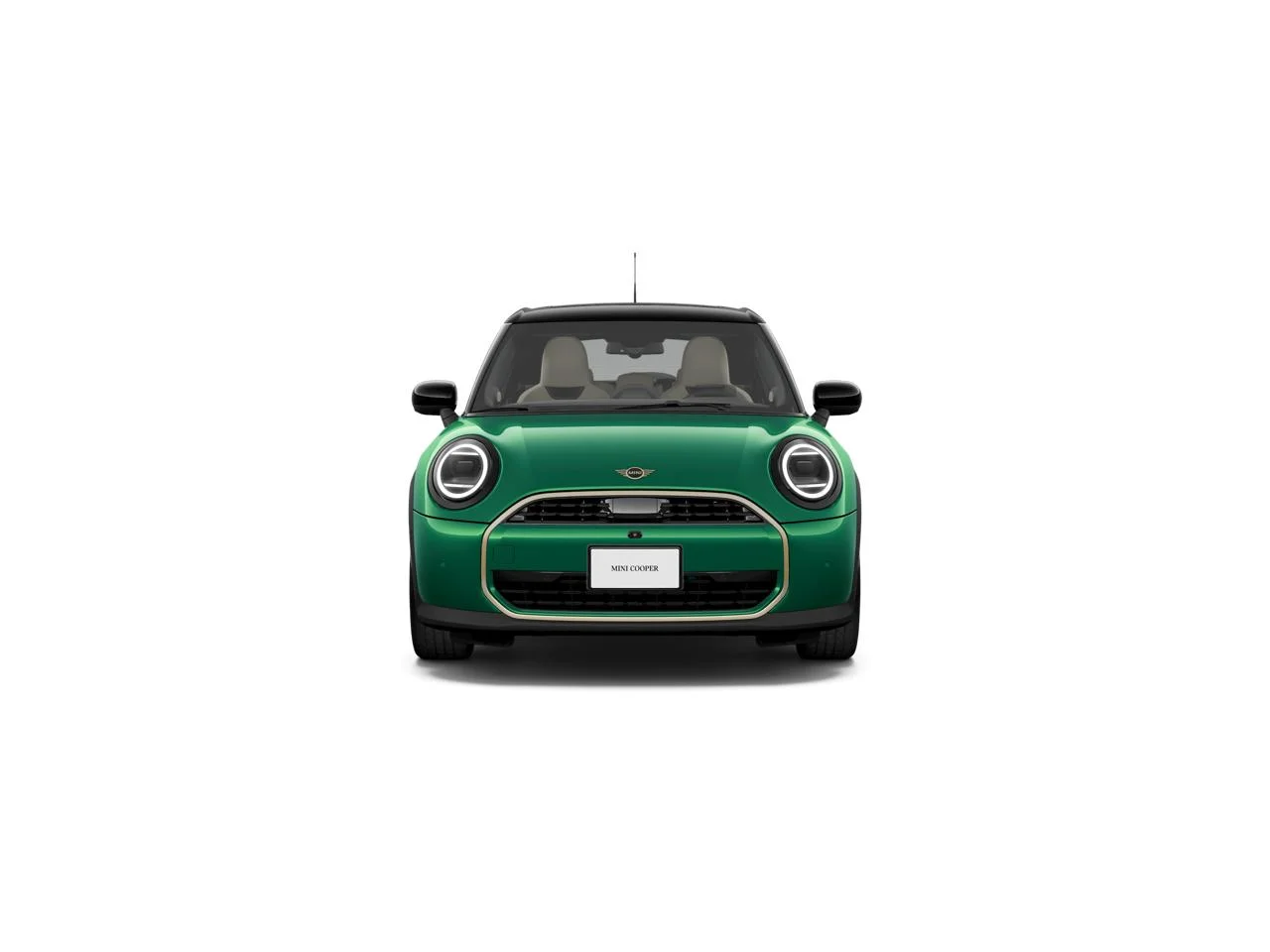 New 2027 British Racing Green IV Metallic MINI Cooper C image 2