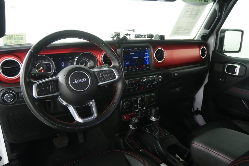 Used 2021 Bright White Clearcoat Jeep Rubicon image 23