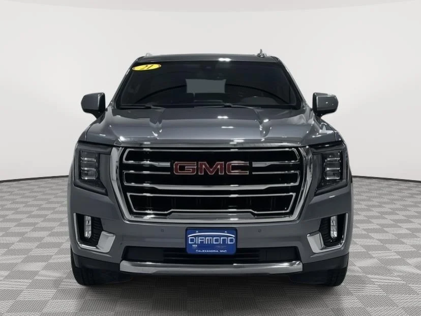 Used 2021 Satin Steel Metallic GMC SLT image 8