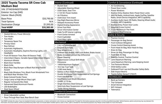 Used 2025 White Toyota SR image 11