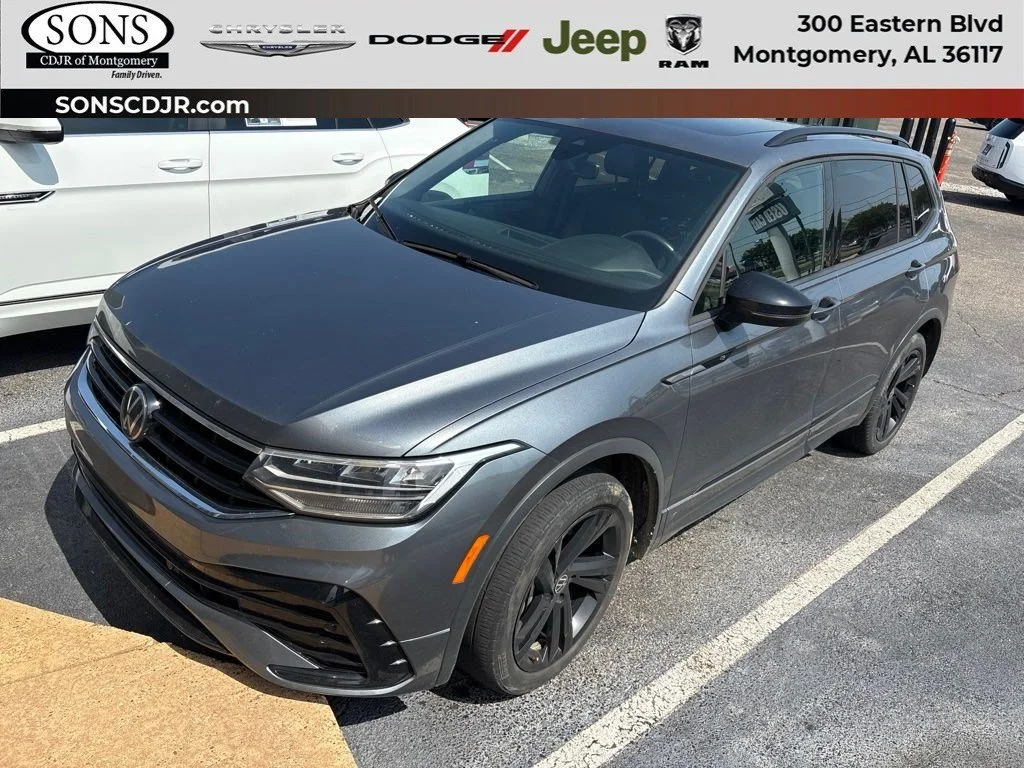 Used 2024 Platinum Gray Metallic Volkswagen SE R-Line Black image 1