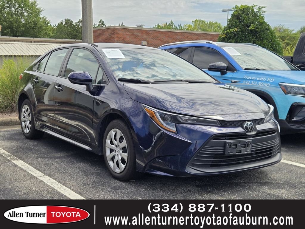Used 2025 Blue Toyota LE image 1