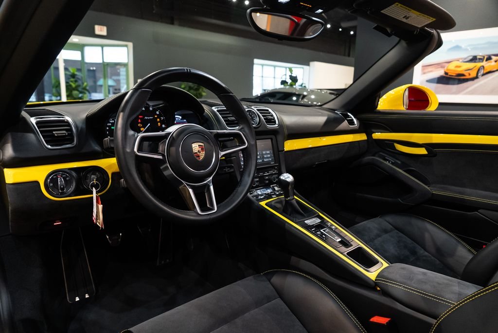 Used 2016 Racing Yellow Porsche Spyder image 23