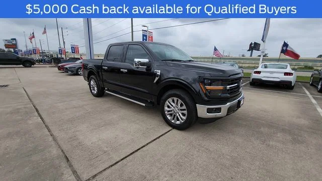 New 2026 Agate Black Metallic Ford XLT image 2