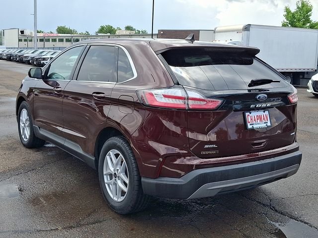Certified Used 2024 Burgundy Ford SEL image 4