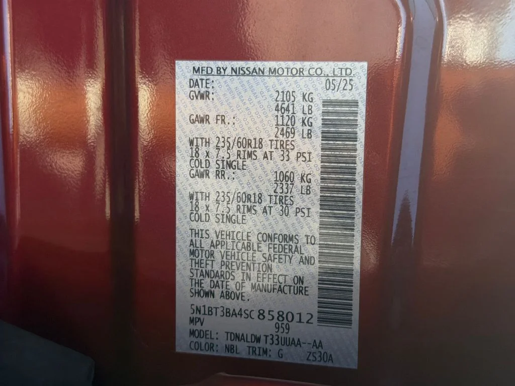 Used 2025 Red Nissan SV image 34