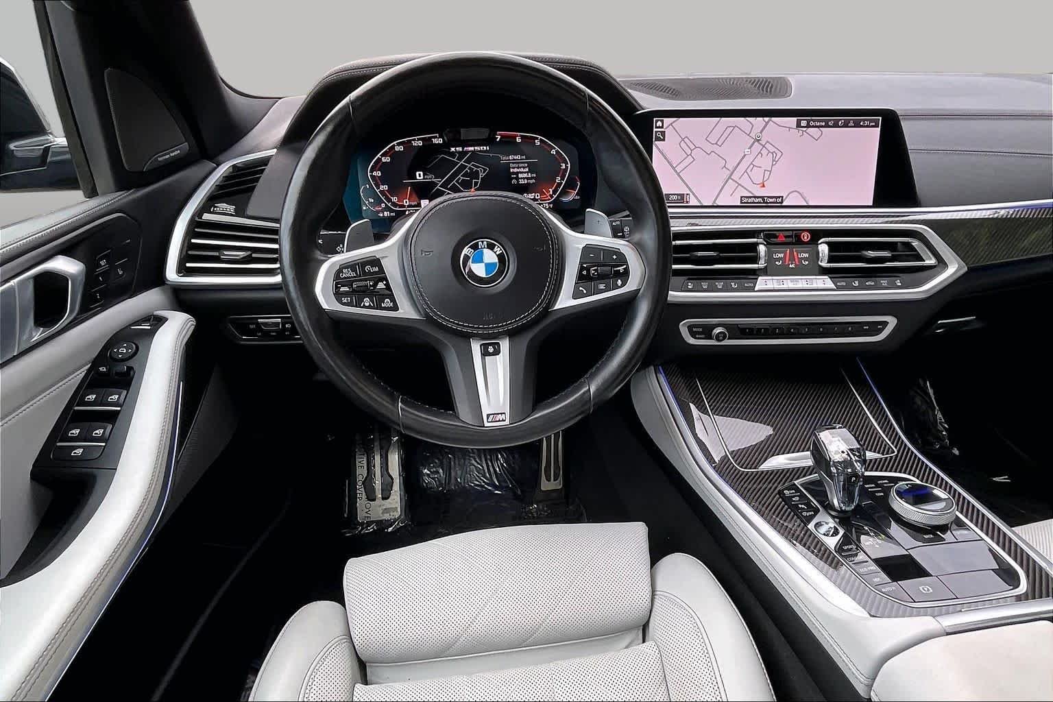 Used 2023 Tanzanite Blue II Metallic BMW M50i image 5