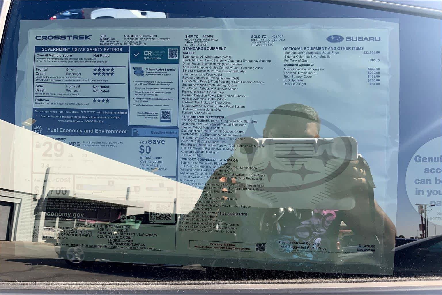 2026 Subaru Crosstrek Limited - Photo 19