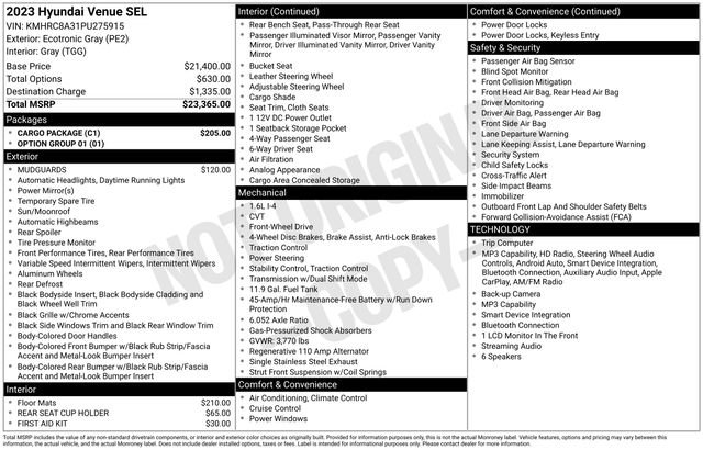 Certified Used 2023 Gray Hyundai SEL image 9