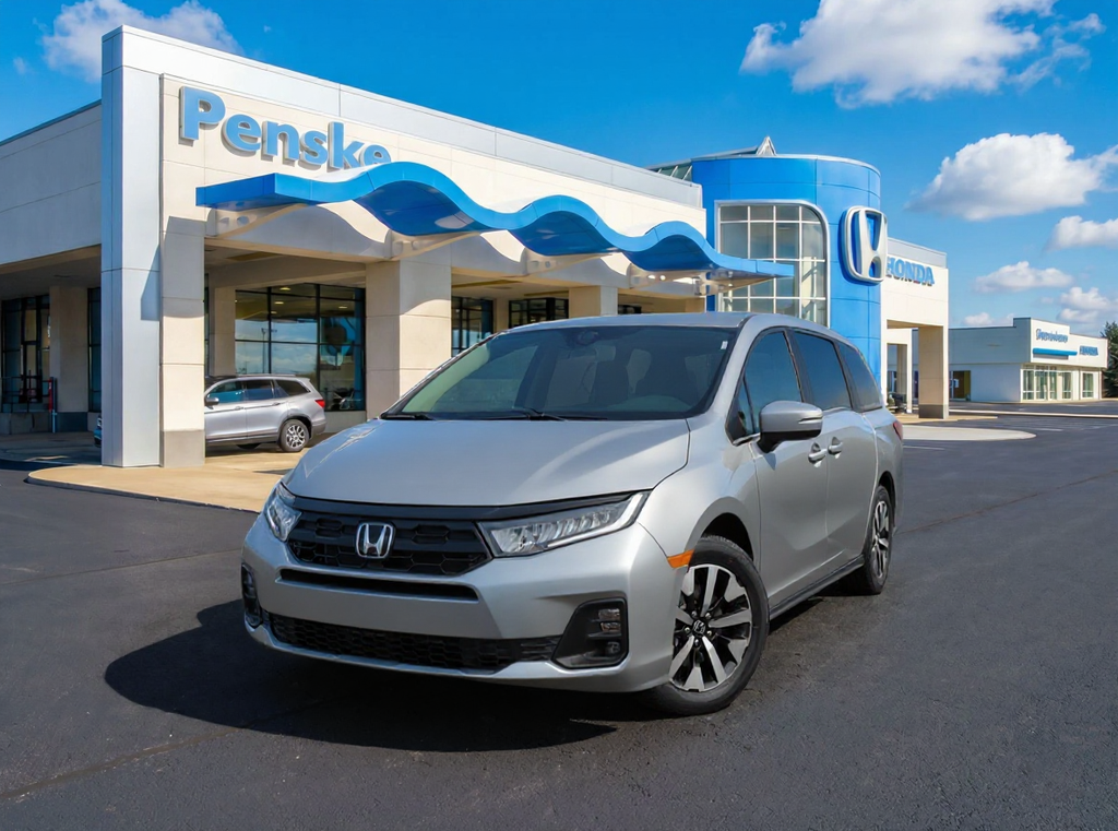 New 2026 Solar Silver Metallic Honda EX-L image 1