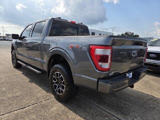 Used 2022 Carbonized Gray Metallic Ford LARIAT image 3