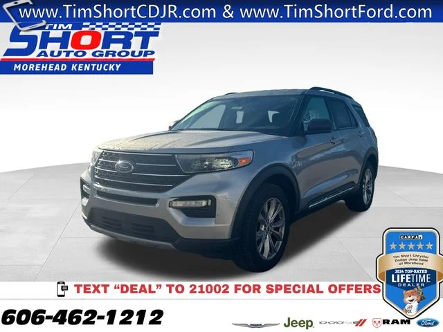 Used 2021 Silver Ford XLT image 1