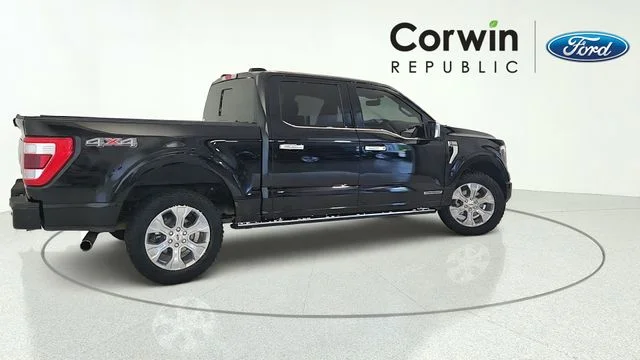Used 2023 Black Metallic Ford Platinum image 6