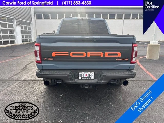 Used 2023 Azure Gray Metallic Ford Raptor image 8