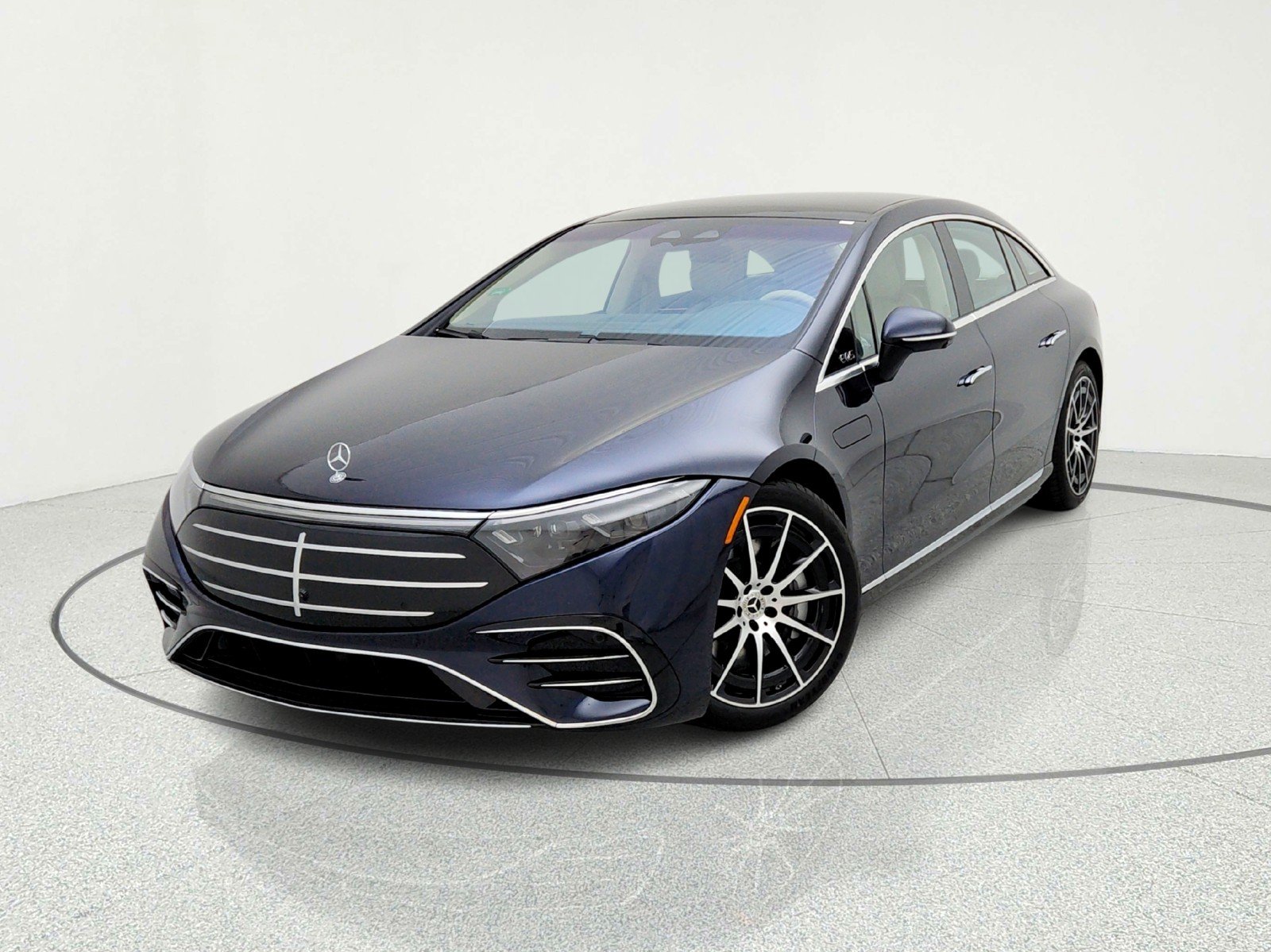 New 2026 Nautical Blue Metallic Mercedes-Benz EQS 450 4MATIC® Sedan image 2