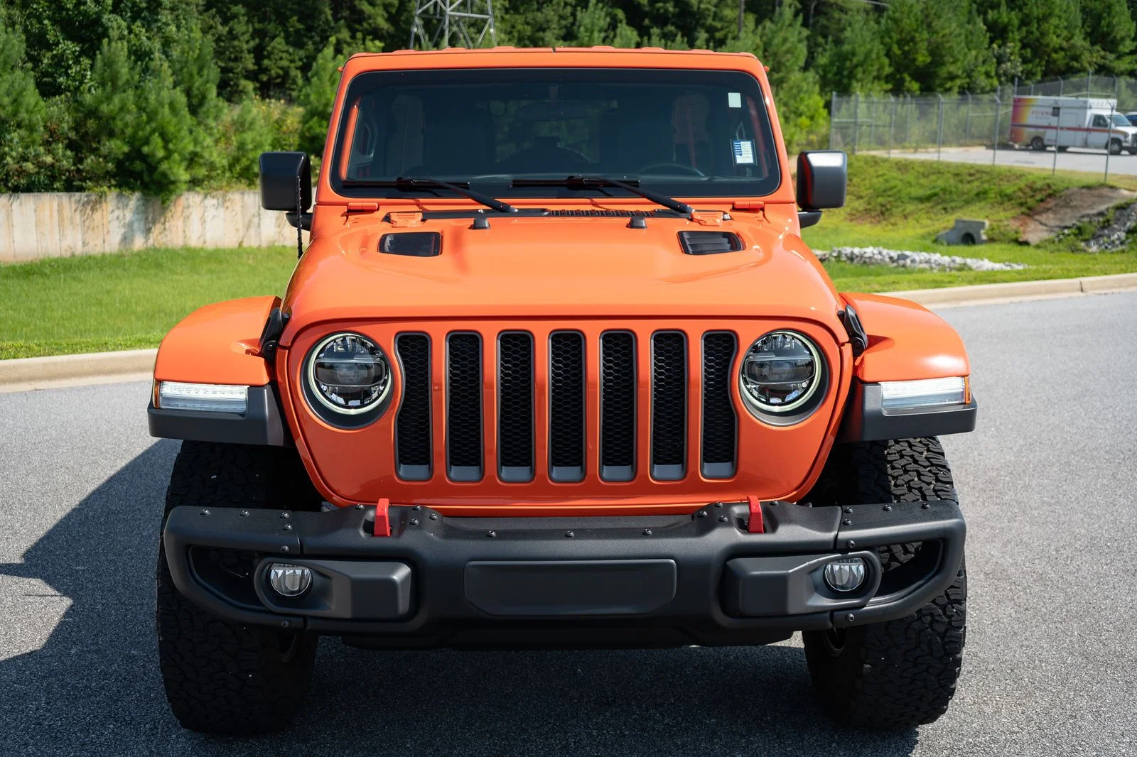 Used 2019 Orange Jeep Unlimited Rubicon image 2