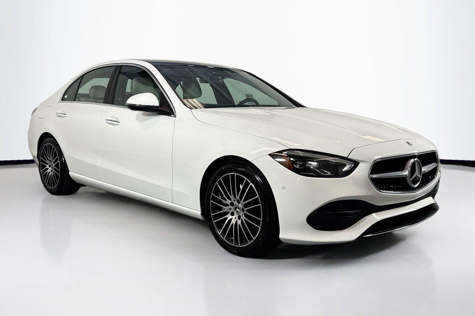 Used 2023 Polar White Mercedes-Benz C 300 image 3
