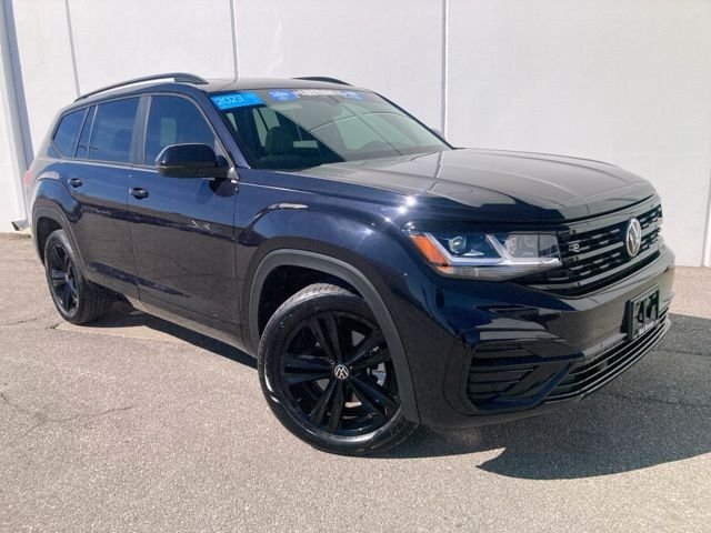 Certified 2023 Volkswagen Atlas SEL R-Line Black with VIN 1V2SR2CA4PC530185 for sale in Kansas City