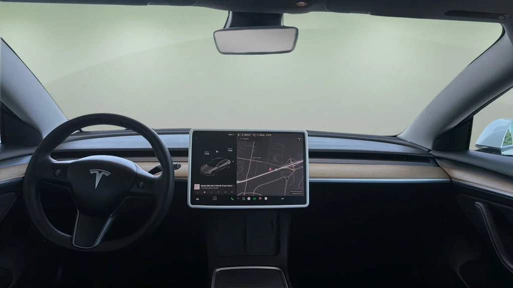 Used 2021 Pearl White Multi-Coat Tesla Standard Range Plus image 7