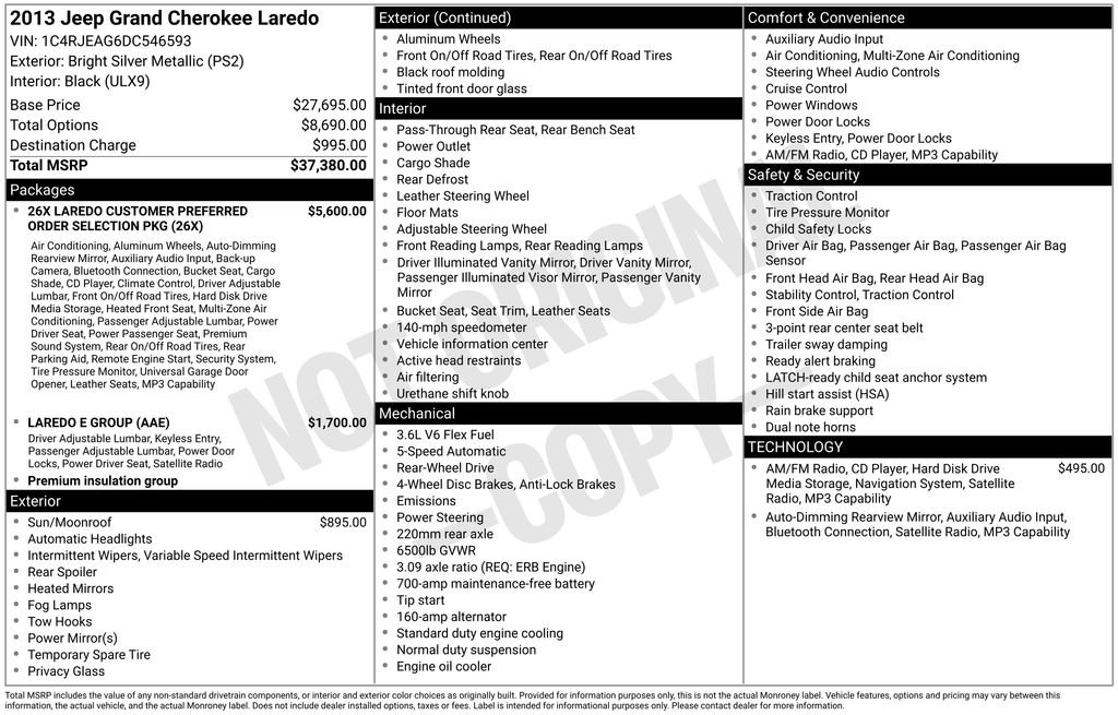 Used 2013 Silver Jeep Laredo image 2