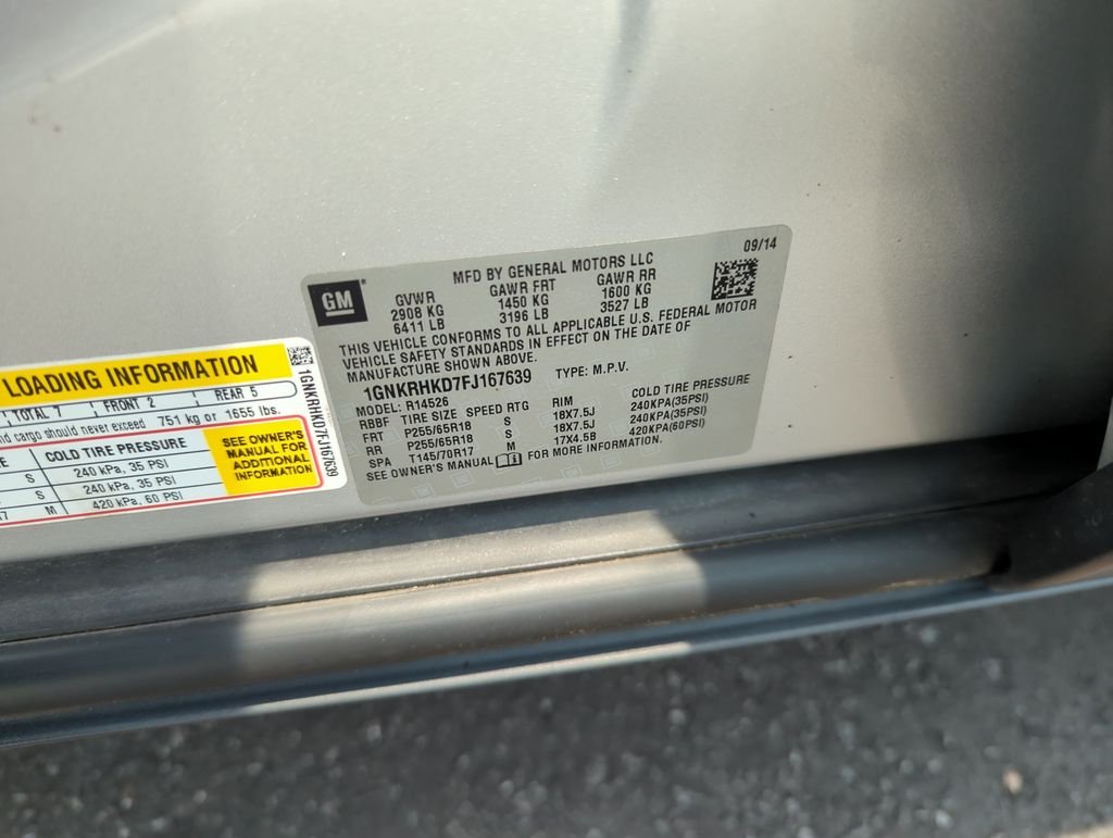 Used 2015 Silver Chevrolet 2LT image 40