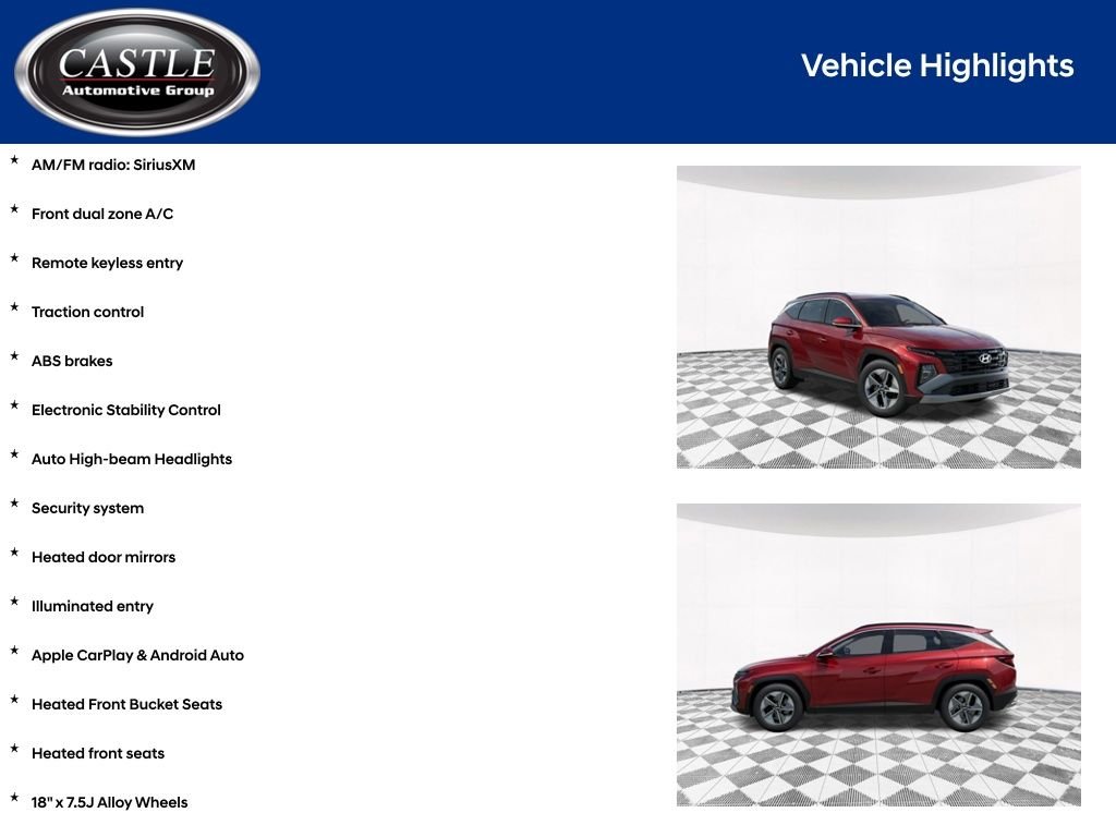 New 2026 Red Hyundai SEL image 3