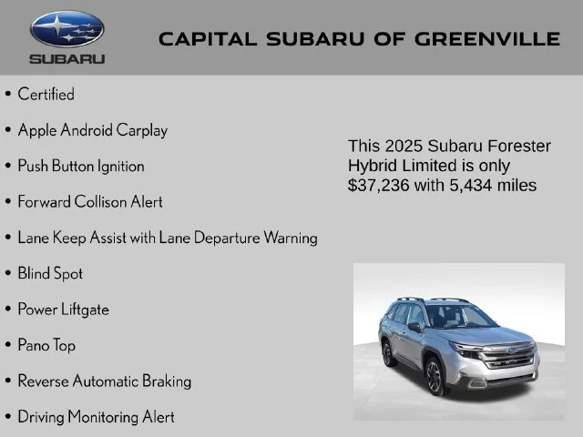 Used 2025 Silver Subaru Limited image 9