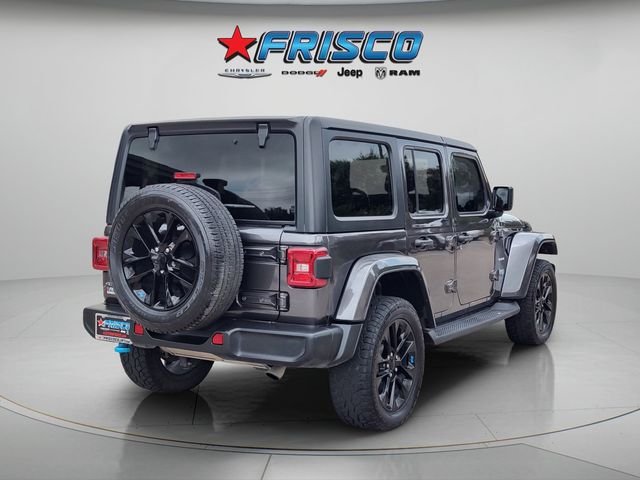 Used 2022 Gray Jeep Unlimited Sahara 4xe image 7