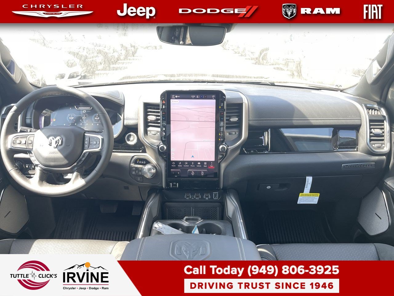 New 2026 Bright White Clear-Coat Exterior Paint RAM Laramie image 12